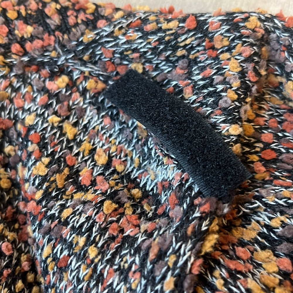 Jamie Kreitman New York Boucle Knit Cardigan Sweater Medium USA Tweed Fall - Picture 7 of 13